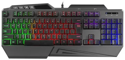 Klawiatura gamingowa podświetlana FURY SKYRAIDER mata mysz głośniki dla graczy