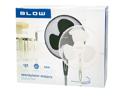 Wentylator podłogowy stojący BLOW 16" 40cm 55W czarny