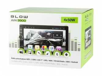 Radio BLOW AVH-9900 + pilot 2DIN 7&quot; GPS Android BT GPS USB + kamera cofania