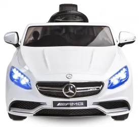 Samochód auto na akumulator Caretero Toyz Mercedes-Benz S63 AMG akumulatorowiec + pilot zdalnego sterowania - biały