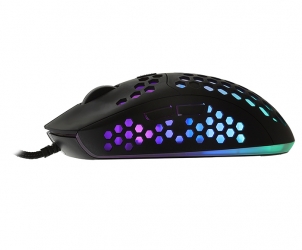 Mysz gamingowa podświetlana ART AM-99 ultralekka 6400DPI RGB dla graczy