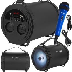 Głośnik Bluetooth BAZOOKA BLOW BT920 o mocy 120W + AUX + USB + mikrofon