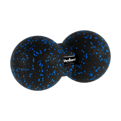 Duoball podwójna piłka do masażu 12cm REBEL ACTIVE - czarno-niebieski