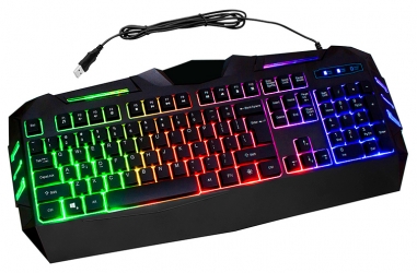 Zestaw gamingowy klawiatura podświetlana FURY SPITFIRE mysz mata RGB słuchawki mikrofon