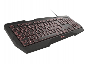 Klawiatura Genesis RX22 podświetlana klawiatura + mysz + mata gamingowa dla graczy + słuchawki + pad