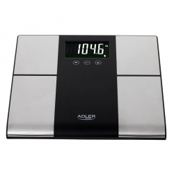 Elektroniczna waga  łazienkowa z analizatorem do 225KG Adler AD 8165