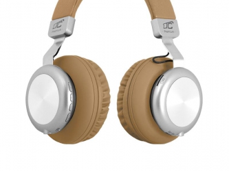 Słuchawki bezprzewodowe bluetooth LTC SYMPHONY mikrofon FM SD AUX - złote
