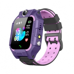 Zegarek smartwatch Q19 dla dzieci wodoodporny fioletowy