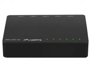 Switch LANBERG 5X 1GB/S GIGABIT ETHERNET DESKTOP 12V