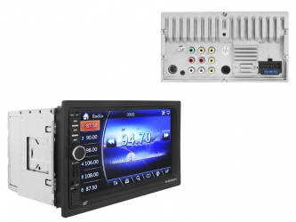 Stacja multimedialna LTC AVX5000GPS 7&quot; Mirror link FM AUX microSD USB Bluetooth GPS pilot + kamera cofania mikrofon