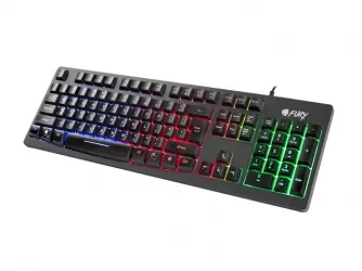 Zestaw FURY klawiatura HELLFIRE + mysz GLADIATOR + słuchawki WILDCAT + podkładka dla graczy