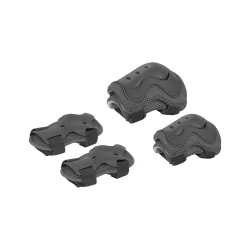 Hulajnoga elektryczna dla dzieci FUN WHEELS 100W + kask + ochraniacze - czarna
