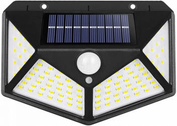 Lampa solarna LED LTC 10W z czujnikiem ruchu i zmierzchu
