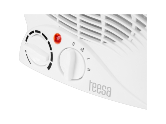 Termowentylator z regulowanym termostatem TEESA TSA8039 wyłącznik bezpieczeństwa 1000W/ 2000W
