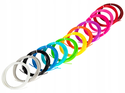 Długopis drukarka 3D dla dzieci   13x wkłady filament multikolor