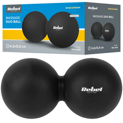 Duoball podwójna piłka do masażu 6,2cm REBEL ACTIVE - czany