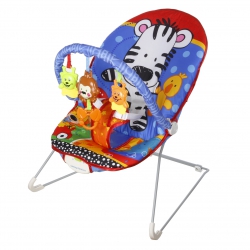 Leżaczek bujaczek fotelik dla dzieci zebra