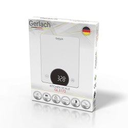 Elektroniczna waga kuchenna LED Gerlach GL 3172w do 10 kg biała