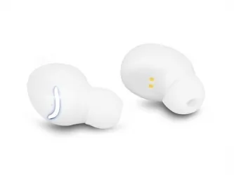 Bezprzewodowe słuchawki bluetooth douszne TWS LTC mikrofon powerbank białe