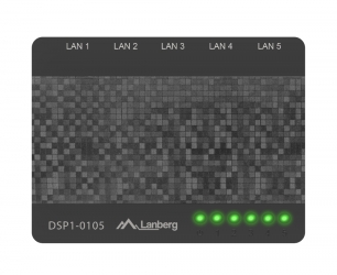 Switch LANBERG 5X 100MB/S FAST ETHERNET DESKTOP 5V