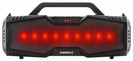 Rebeltec SoundBOX 420 głośnik bluetooth RGB radio BASS MP3 SD USB AUX