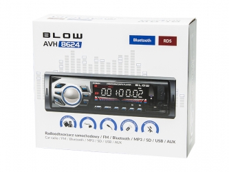 Radio samochodowe BLOW AVH-8624 pilot bluetooth SD