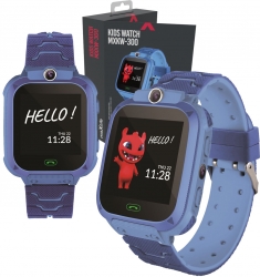 Zegarek smartwatch Maxlife Kids Watch MXKW-300 dla dzieci niebieski