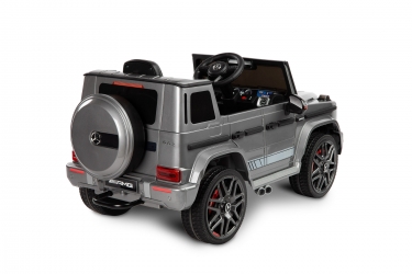 Samochód auto na akumulator Caretero Toyz Mercedes-Benz G63 AMG akumulatorowiec + pilot - srebrny