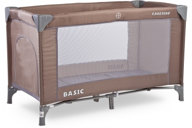 Kojec łóżeczko Caretero BASIC + torba - brązowy