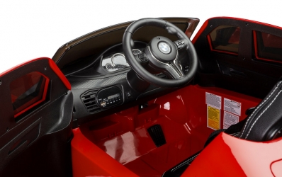 Samochód auto na akumulator Caretero Toyz BMW X6 akumulatorowiec + pilot zdalnego sterowania - czerwony