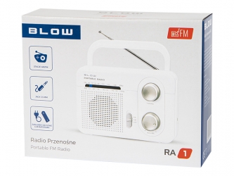 Przenośne analogowe radio AM/FM BLOW RA1