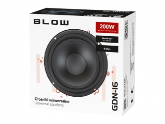 Głośnik niskotonowy uniwersalny BLOW GDN16 8Ohm 200W