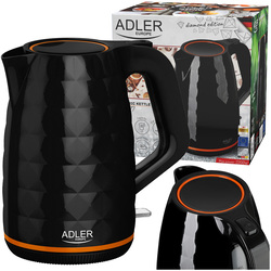 Elektryczny czajnik plastikowy Adler AD 1277 1,7 L czarny