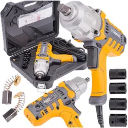 Elektryczny klucz udarowy 800Nm Powermat PM-EKU-2100M   walizka