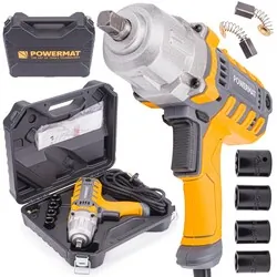 Elektryczny klucz udarowy 800Nm Powermat PM-EKU-2100M   walizka