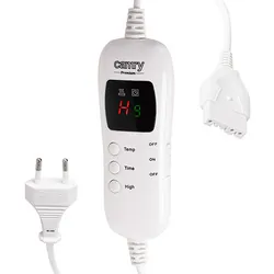 Elektryczny koc nakładany z czasomierzem super miękki Camry CR 7434 160x180cm - szary