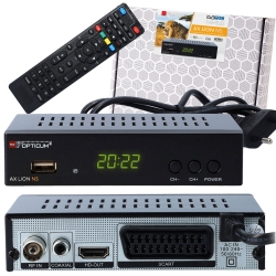 Tuner cyfrowy OPTICUM AX LION NS DVB-T2/C H.265 HEVC