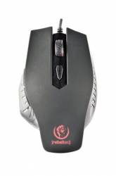 Optyczna podświetlana mysz dla graczy Rebeltec Red Dragon 2400 DPI