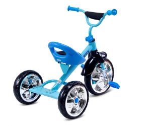 Rowerek trójkołowy dziecięcy Caretero Toyz York z pedałami - niebieski