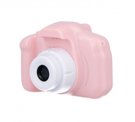 Kamera aparat dla dzieci Forever Smile SKC-100 różowa + karta SD 16GB