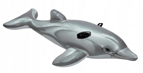 Materac zabawka do pływania dmuchany delfin XXL INTEX 201cm x 76cm