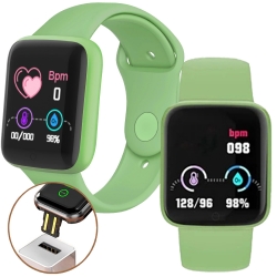 Zegarek smartwatch opaska sportowa Y68S - zielony