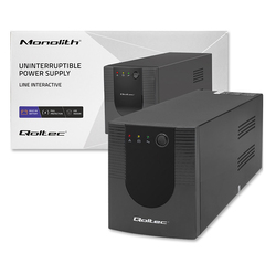 Zasilacz awaryjny UPS Qoltec Monolith 2000VA 1200W USB   program