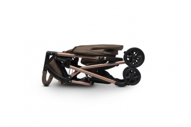 Wózek spacerowy  LIONELO LEA + ocieplacz na nóżki - brązowy