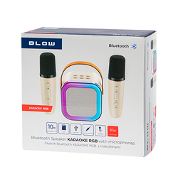 Głośnik Bluetooth Blow KARAOKE RGB   2 mikrofony