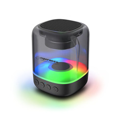 Głośnik przenośny Bluetooth Esperanza VIOLA LED RGB FM
