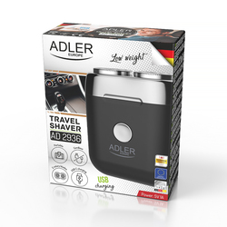 Golarka podróżna 2 głowicowa z USB Adler AD 2936