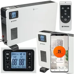 Grzejnik konwektorowy Powermat PM-GK-3500DLW   pilot