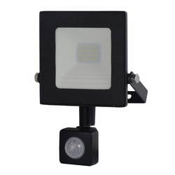 Halogen lampa LED zewnętrzna Loyal Lighting 1400lm LUMILEDS IP65 10W 4000K sensor ruchu