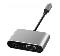 HUB adapter USB-C na HDMI 4K 30Hz   SVGA 15pin